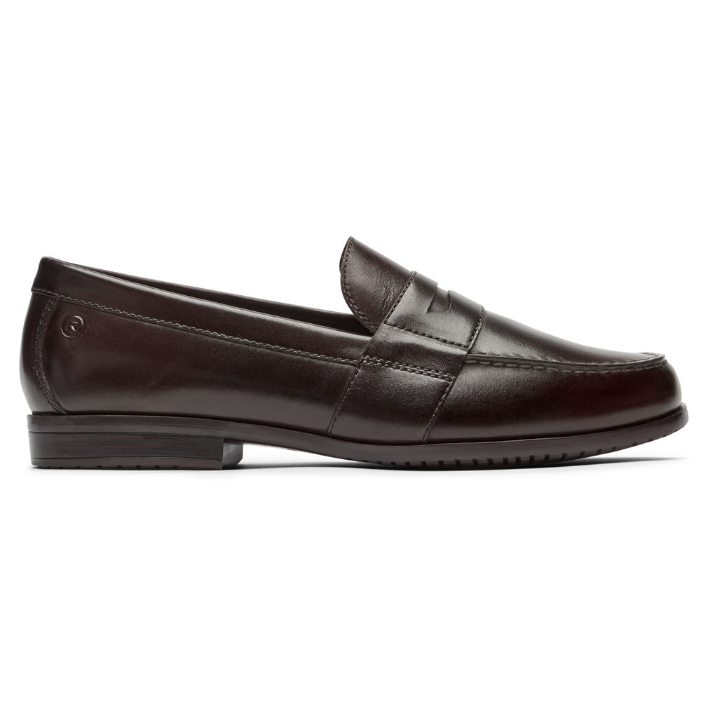 Rockport Loafers Herre Mørke Brune - Classic Lite 2 Penny - EDWS23649